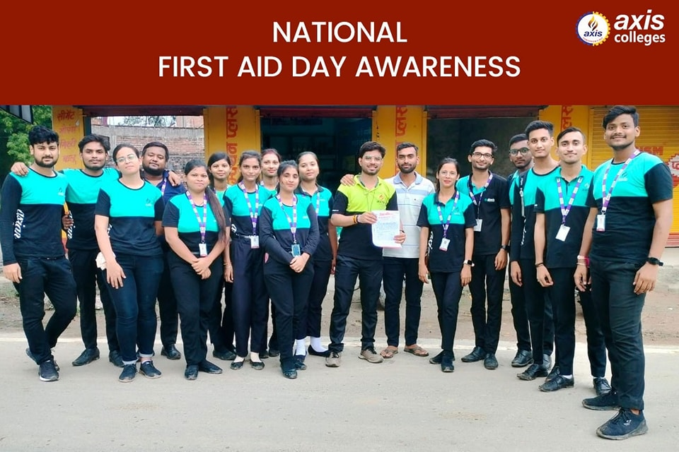 Axis Colleges Pharmakon Society Marks National First Aid Day