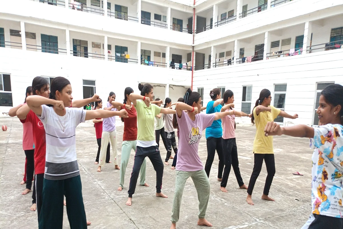 Self-Defence Training for girls.