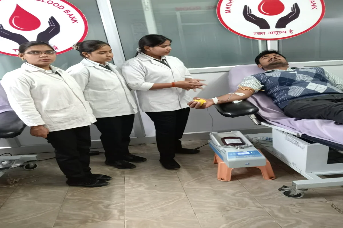 Training at Blood Bank