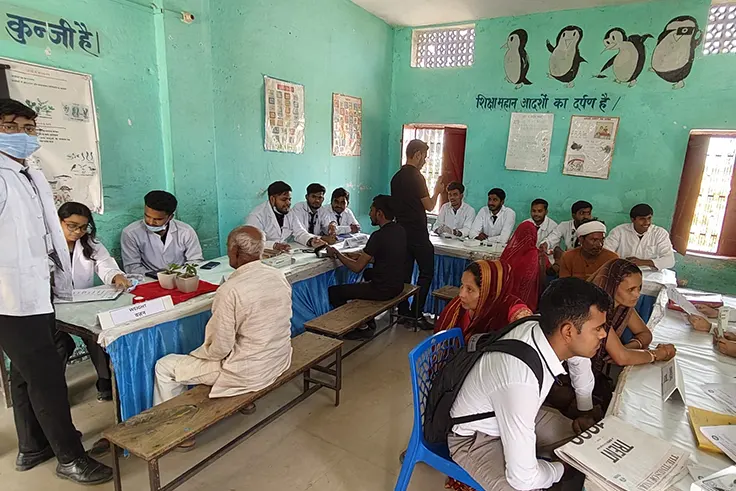 Door-to-Door Awareness Program & Health Checkup Camp