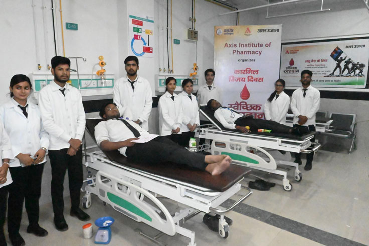 Voluntary blood donation camp