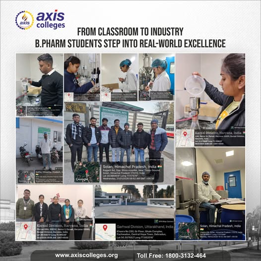 Industrial Training of B.Pharm 3rd year students