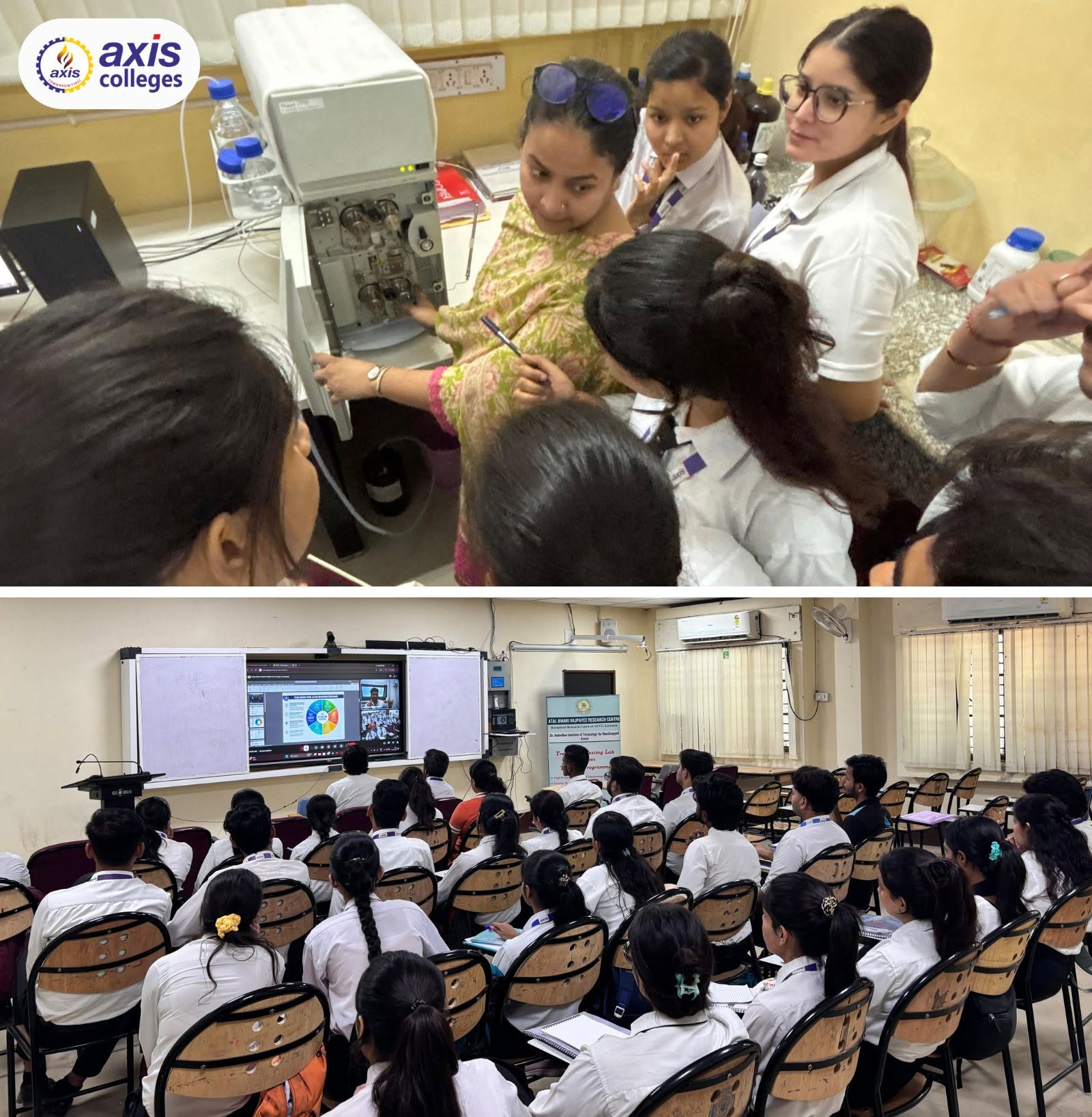 Practical training on sophisticated instruments